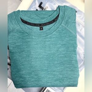 New Alphalete Hero Seamless Teal Long Sleeve Trident Blue men’s S